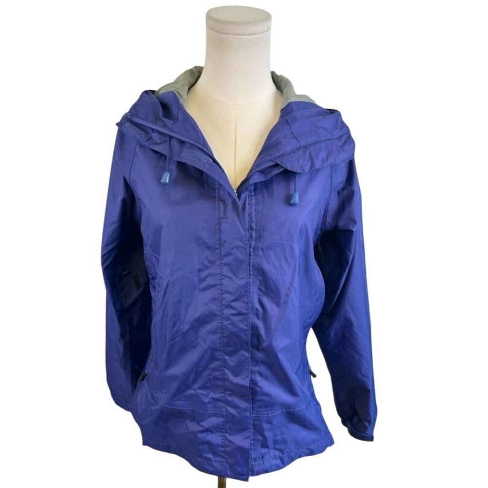 McKinley Women's Aquamax 3.3 Purple Hooded Rain Jacket Outdoor Coat‎ Size Small